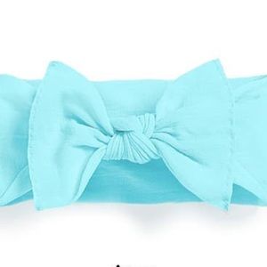 NWOT Baby Bling Aqua Knot